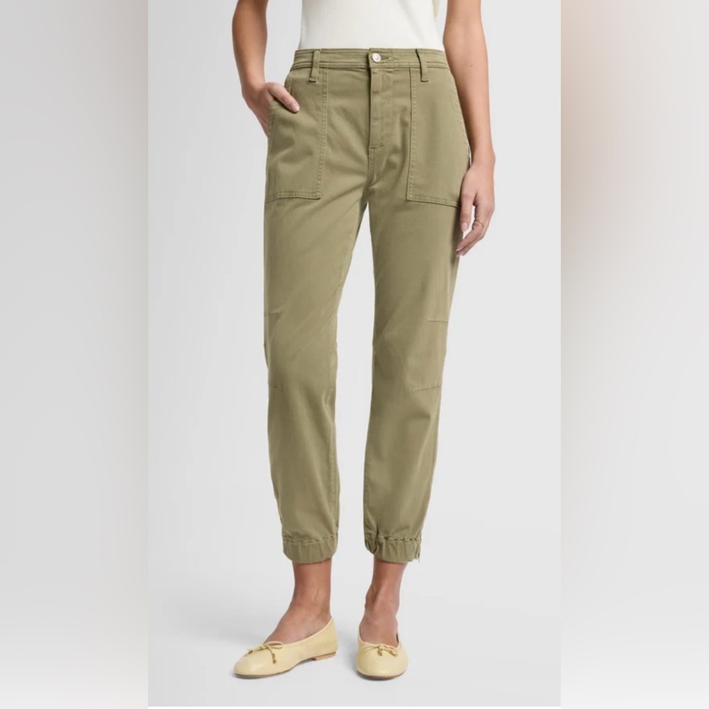 Seven For All Mankind NWT 26 Darted Boyfriend Jogger Pant in Army